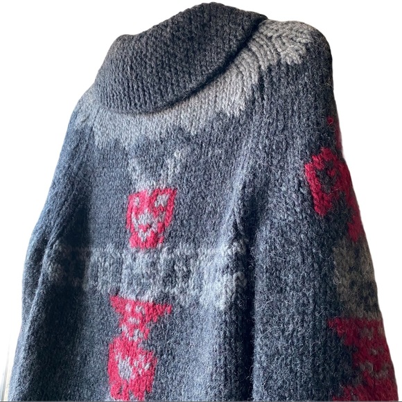 Aritzia TNA Sea-to-Sky Wool Zip Cowichan Cardigan - Picture 5 of 11